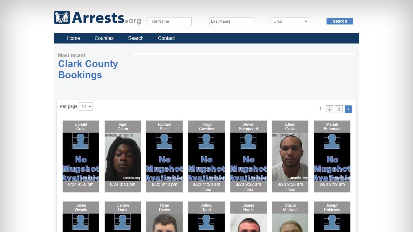 Clark County Arrests and Inmate Search